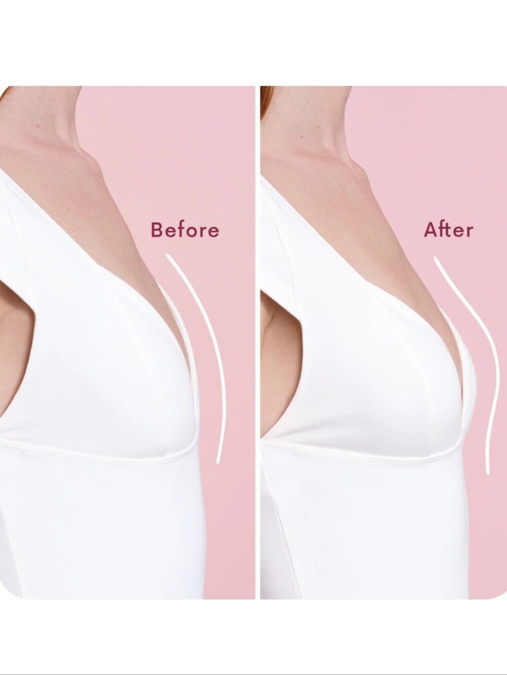 CAKES Body Volume Grippy Insert Silicone Bra Honey - Picture 4 of 15